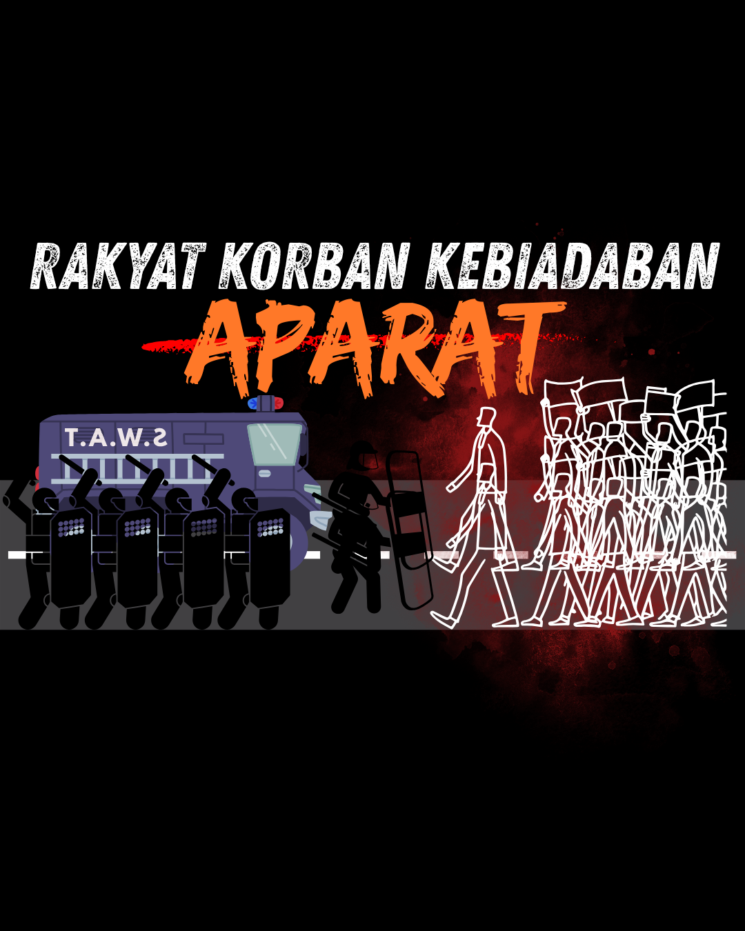 REPRESIFITAS APARAT KEAMANAN, MOSI TIDAK PERCAYA LAGI TERHADAP POLISI